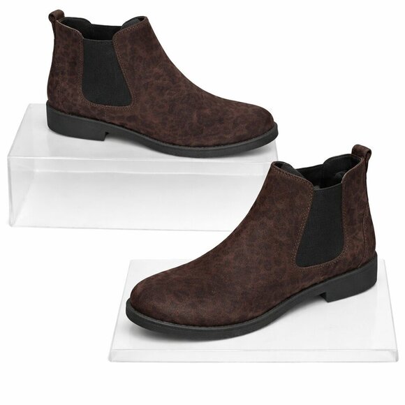 Merona Shoes - NWT MERONA Brown Ankle Booties Boot Shoes Size 8.5